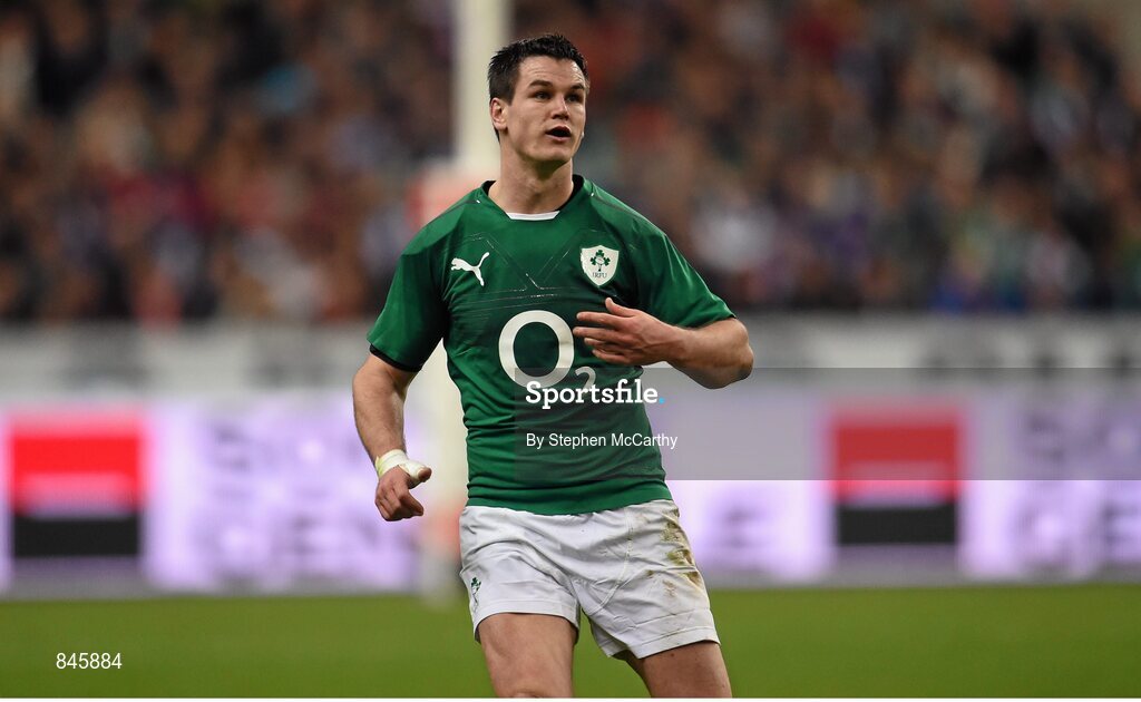 15 March 2014; Jonathan Sexton, Ireland. RBS Six Nations Rugby Championship 2014, France v Ireland, Stade De France, Saint Denis, Paris, France. Picture credit: Stephen McCarthy / SPORTSFILE