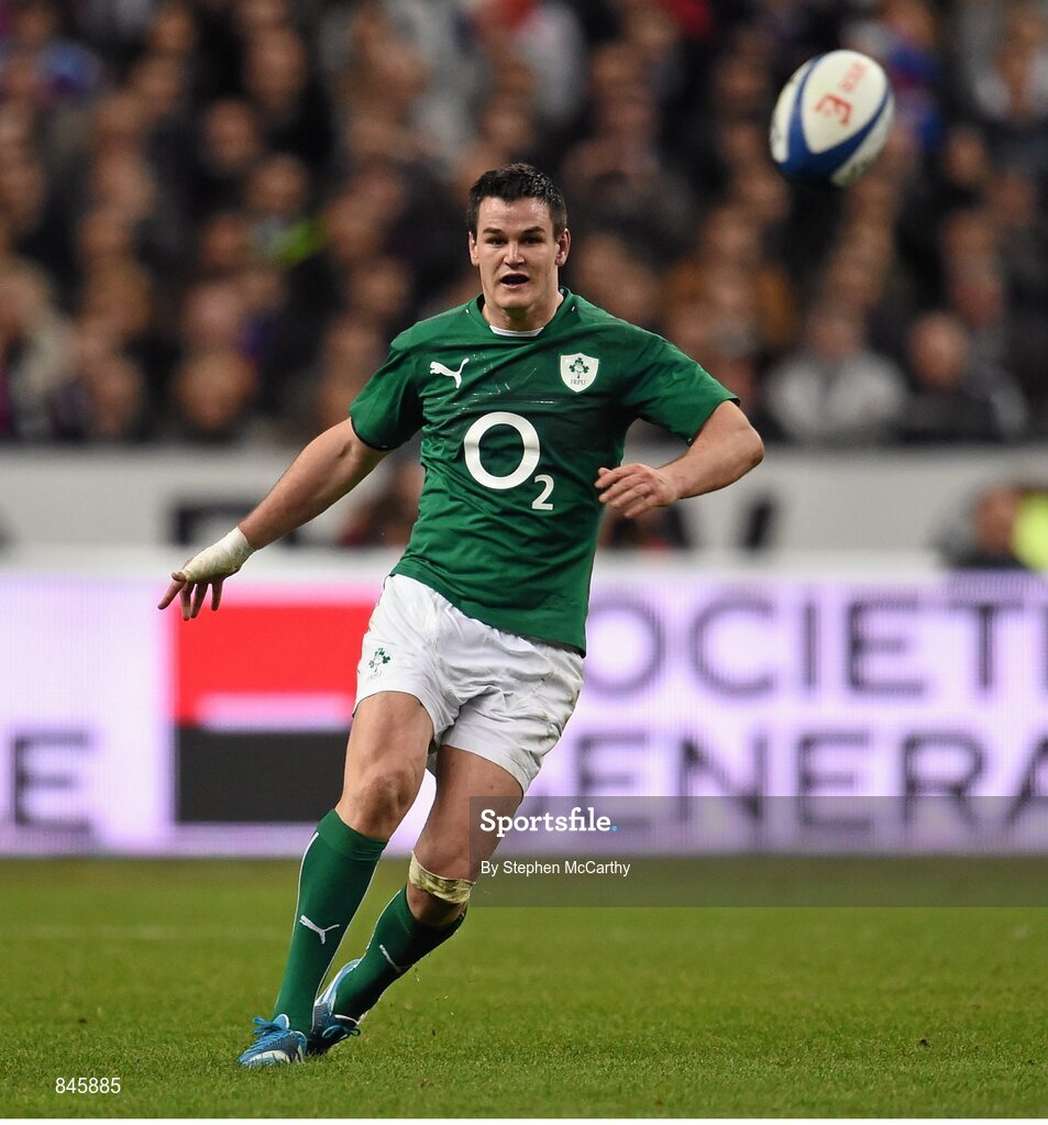 15 March 2014; Jonathan Sexton, Ireland. RBS Six Nations Rugby Championship 2014, France v Ireland, Stade De France, Saint Denis, Paris, France. Picture credit: Stephen McCarthy / SPORTSFILE