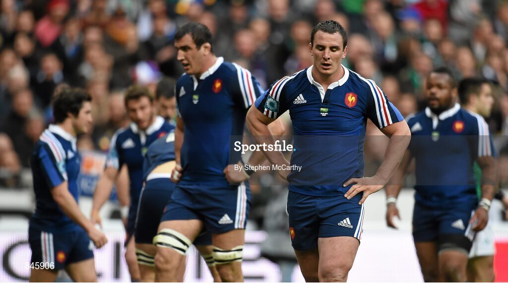 15 March 2014; Louis Picamoles, France, after conceding a try. RBS Six Nations Rugby Championship 2014, France v Ireland, Stade De France, Saint Denis, Paris, France. Picture credit: Stephen McCarthy / SPORTSFILE