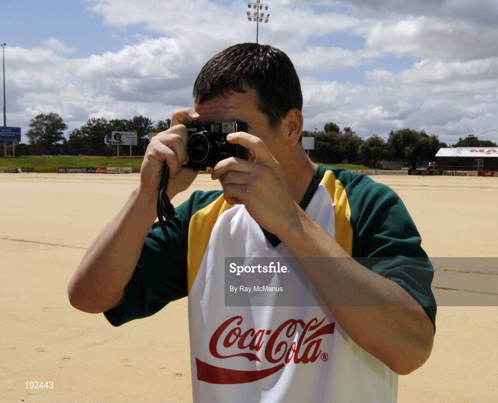 18 October 2005; Dessie Dolan, Westmeath, before a training session, at the Mandurah Football and Sports Club, in advance of the Fosters International Rules game between Australia and Ireland. Mandurah Football and Sports Club, Mandurah, Perth, Western Australia. Picture credit; Ray McManus / SPORTSFILE