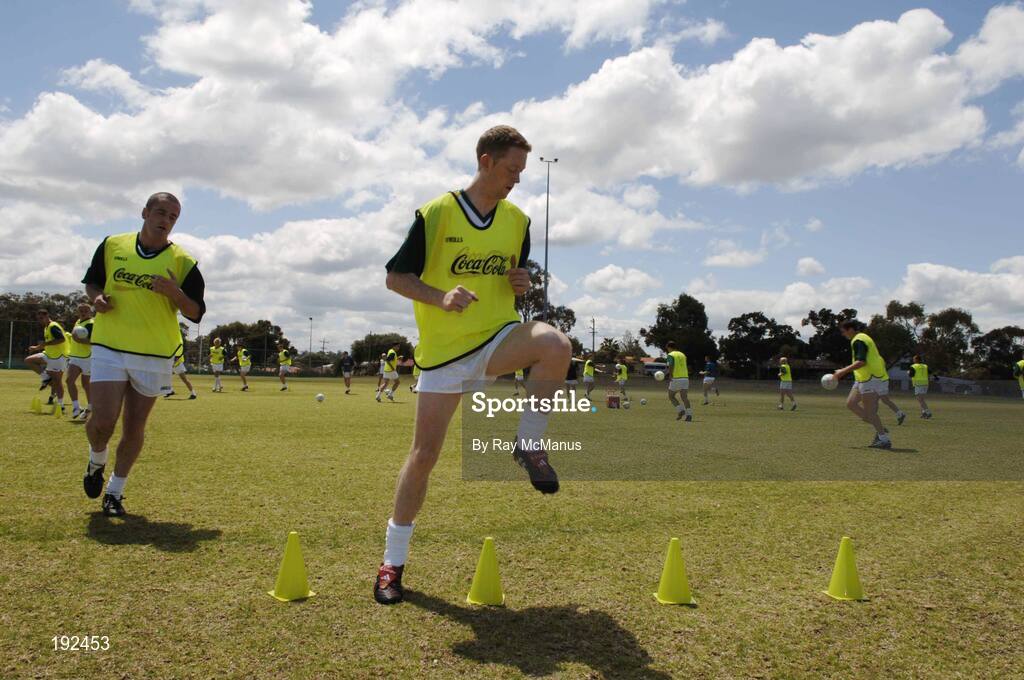 18 October 2005; Colm Cooper, Kerry, during a training session, at the Mandurah Football and Sports Club, in advance of the Fosters International Rules game between Australia and Ireland. Mandurah Football and Sports Club, Rushton Park, Mandurah, Perth, Western Australia. Picture credit; Ray McManus / SPORTSFILE