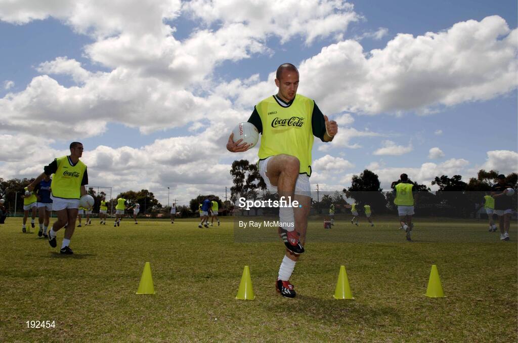 18 October 2005; Tom Kelly, Laois, during a training session, at the Mandurah Football and Sports Club, in advance of the Fosters International Rules game between Australia and Ireland. Mandurah Football and Sports Club, Mandurah, Perth, Western Australia. Picture credit; Ray McManus / SPORTSFILE