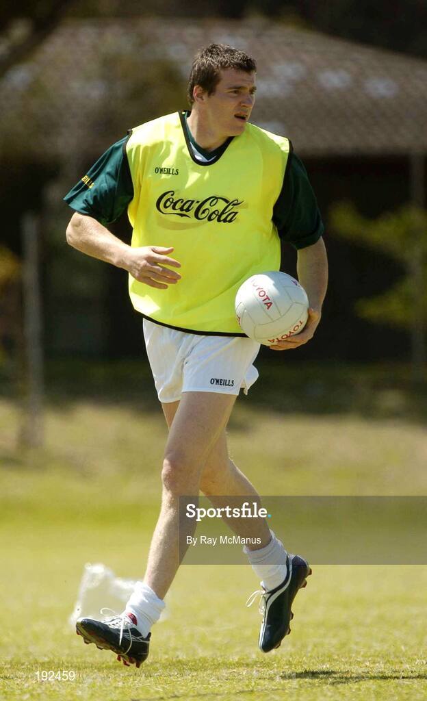 18 October 2005; Ciaran McManus, Offaly, during a training session, at the Mandurah Football and Sports Club, in advance of the Fosters International Rules game between Australia and Ireland. Mandurah Football and Sports Club, Rushton Park, Mandurah, Perth, Western Australia. Picture credit; Ray McManus / SPORTSFILE