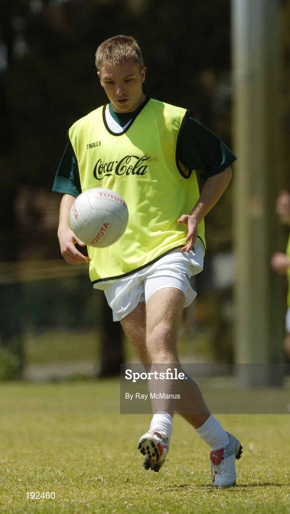 18 October 2005; Ross Munnelly, Laois, during a training session, at the Mandurah Football and Sports Club, in advance of the Fosters International Rules game between Australia and Ireland. Mandurah Football and Sports Club, Rushton Park, Mandurah, Perth, Western Australia. Picture credit; Ray McManus / SPORTSFILE