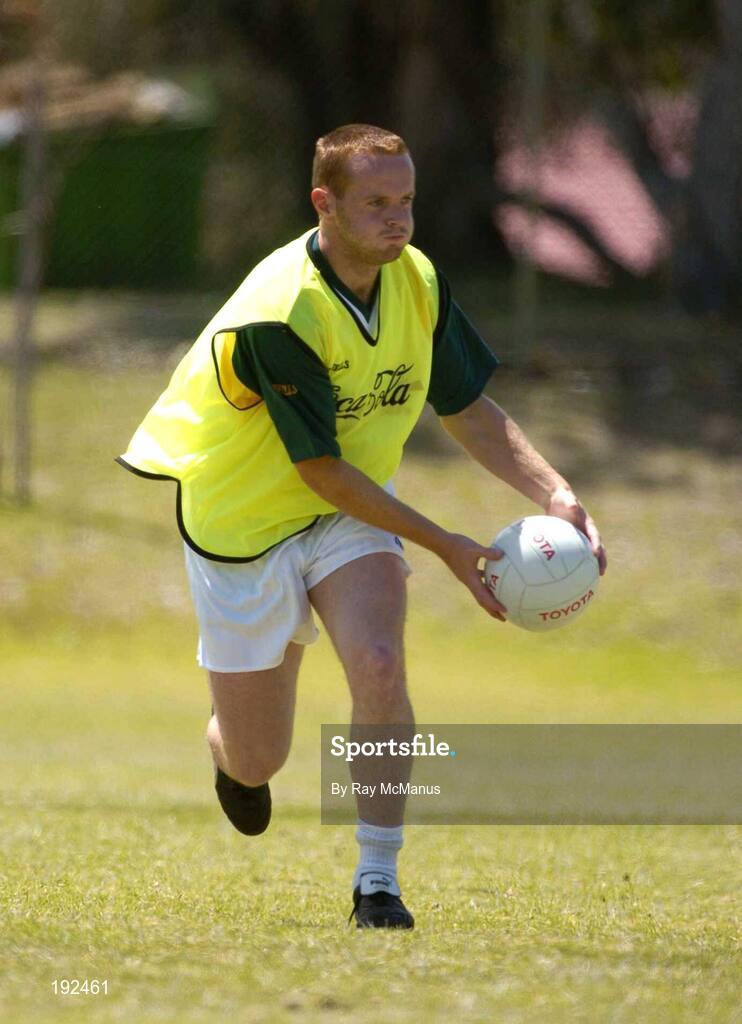 18 October 2005; Benny Coulter, Down, during a training session, at the Mandurah Football and Sports Club, in advance of the Fosters International Rules game between Australia and Ireland. Mandurah Football and Sports Club, Rushton Park, Mandurah, Perth, Western Australia. Picture credit; Ray McManus / SPORTSFILE