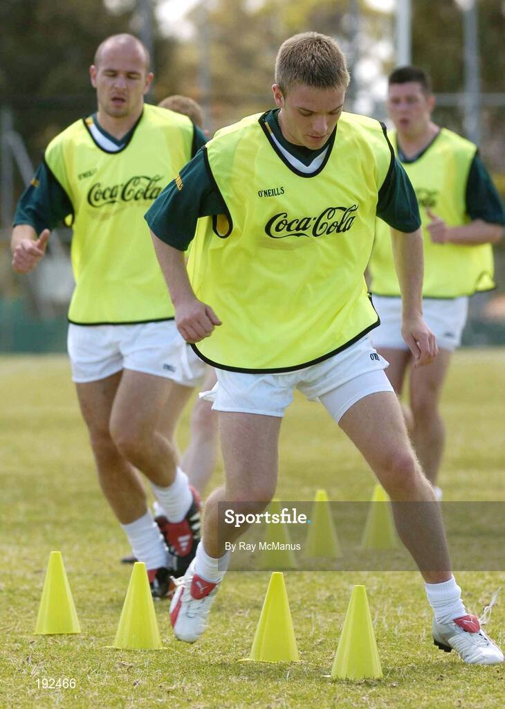 18 October 2005; Ross Munnelly, Laois, during a training session, at the Mandurah Football and Sports Club, in advance of the Fosters International Rules game between Australia and Ireland. Mandurah Football and Sports Club, Rushton Park, Mandurah, Perth, Western Australia. Picture credit; Ray McManus / SPORTSFILE