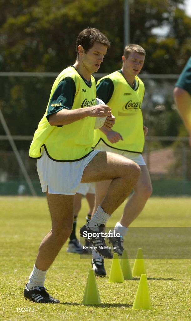 18 October 2005; Eoin Brosnan, Kerry, during a training session, at the Mandurah Football and Sports Club, in advance of the Fosters International Rules game between Australia and Ireland. Mandurah Football and Sports Club, Rushton Park, Mandurah, Perth, Western Australia. Picture credit; Ray McManus / SPORTSFILE