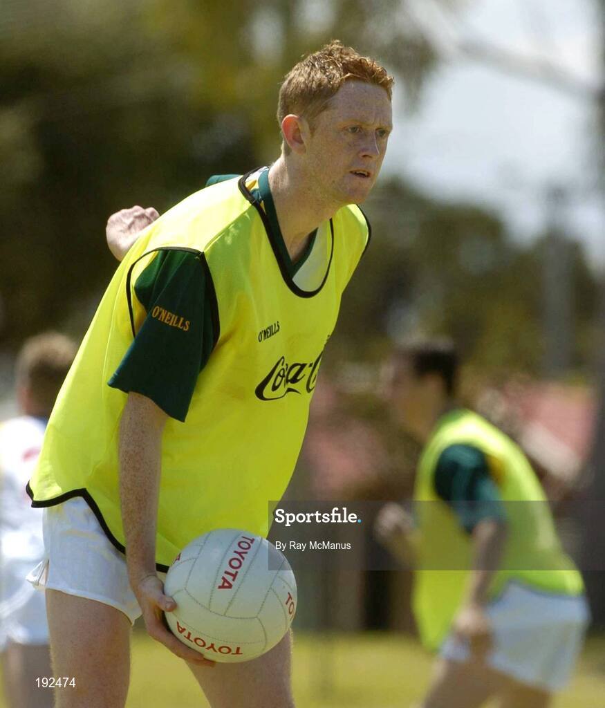 18 October 2005; Colm Cooper, Kerry, during a training session, at the Mandurah Football and Sports Club, in advance of the Fosters International Rules game between Australia and Ireland. Mandurah Football and Sports Club, Rushton Park, Mandurah, Perth, Western Australia. Picture credit; Ray McManus / SPORTSFILE
