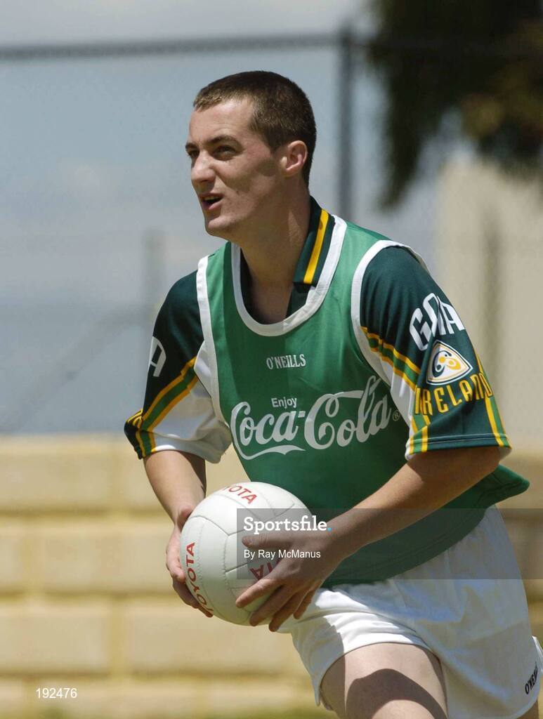 18 October 2005; Brian McGuigan, Tyrone, during a training session, at the Mandurah Football and Sports Club, in advance of the Fosters International Rules game between Australia and Ireland. Mandurah Football and Sports Club, Rushton Park, Mandurah, Perth, Western Australia. Picture credit; Ray McManus / SPORTSFILE