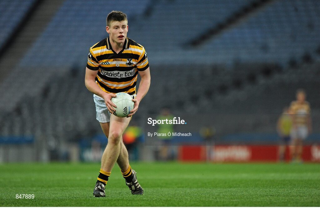 8 March 2014; Seán Ó Dúlaing, Coláiste Eoin. Leinster Colleges Senior Football Championship Final, Coláiste Eoin v Marist Athlone. Croke Park, Dublin. Picture credit: Piaras Ó Mídheach / SPORTSFILE