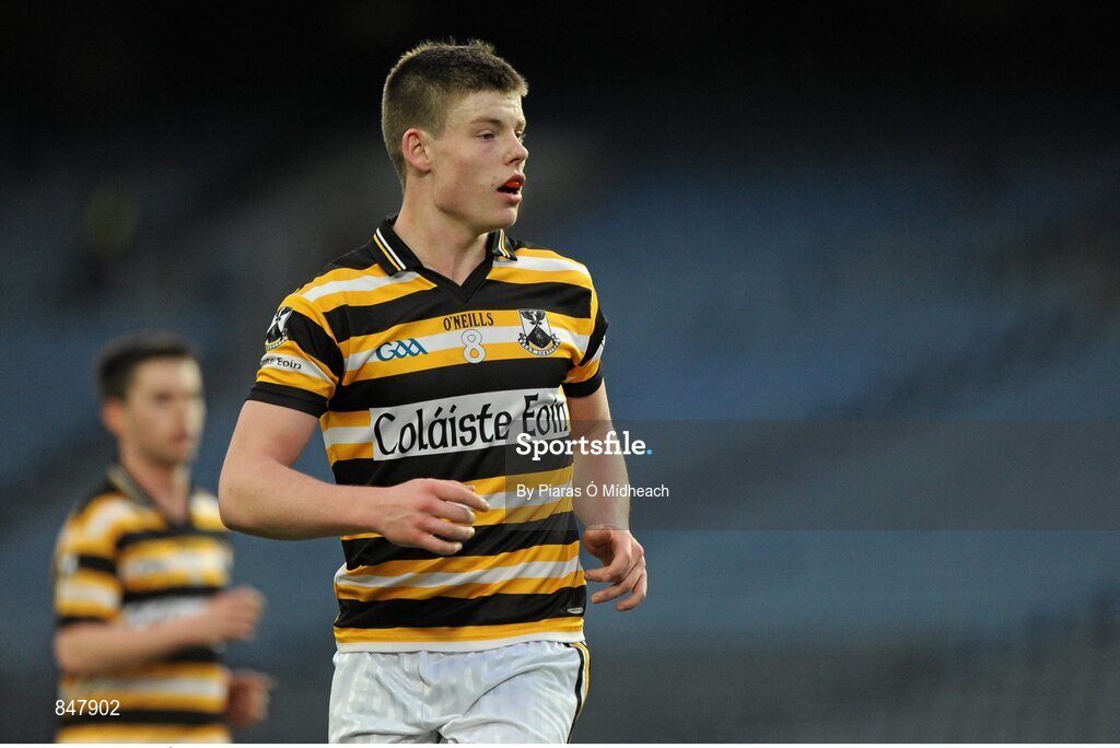 8 March 2014; Seán Ó Dúlaing, Coláiste Eoin. Leinster Colleges Senior Football Championship Final, Coláiste Eoin v Marist Athlone. Croke Park, Dublin. Picture credit: Piaras Ó Mídheach / SPORTSFILE