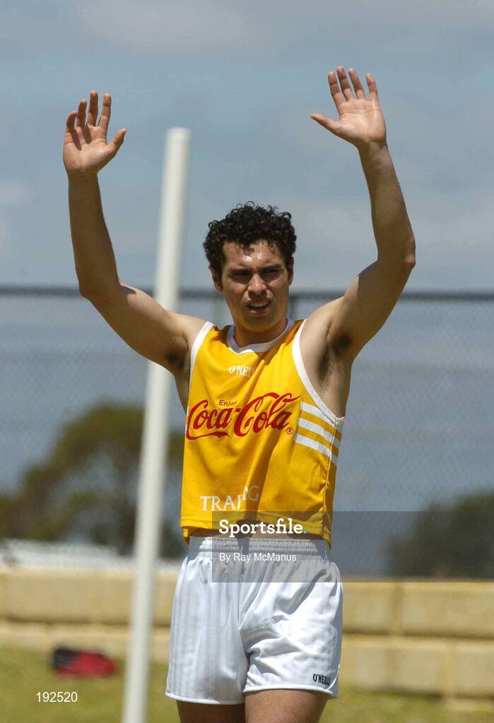 18 October 2005; Sean Og O hAilpin, Cork, during a training session, at the Mandurah Football and Sports Club, in advance of the Fosters International Rules game between Australia and Ireland. Mandurah Football and Sports Club, Rushton Park, Mandurah, Perth, Western Australia. Picture credit; Ray McManus / SPORTSFILE