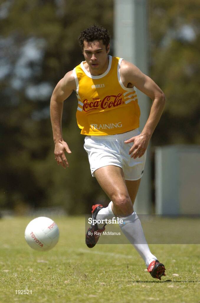 18 October 2005; Sean Og O hAilpin, Cork, during a training session, at the Mandurah Football and Sports Club, in advance of the Fosters International Rules game between Australia and Ireland. Mandurah Football and Sports Club, Rushton Park, Mandurah, Perth, Western Australia. Picture credit; Ray McManus / SPORTSFILE