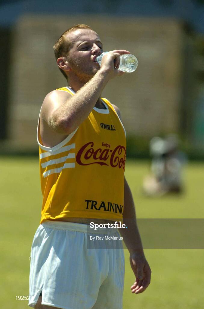 18 October 2005; Benny Coulter, during a training session, at the Mandurah Football and Sports Club, in advance of the Fosters International Rules game between Australia and Ireland. Mandurah Football and Sports Club, Rushton Park, Mandurah, Perth, Western Australia. Picture credit; Ray McManus / SPORTSFILE