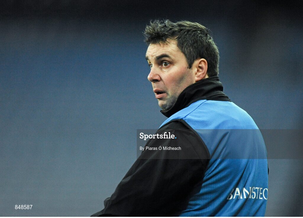 8 March 2014; Coláiste Eoin manager Pádraig Mac Donncha. Leinster Colleges Senior Football Championship Final, Coláiste Eoin v Marist Athlone. Croke Park, Dublin. Picture credit: Piaras Ó Mídheach / SPORTSFILE
