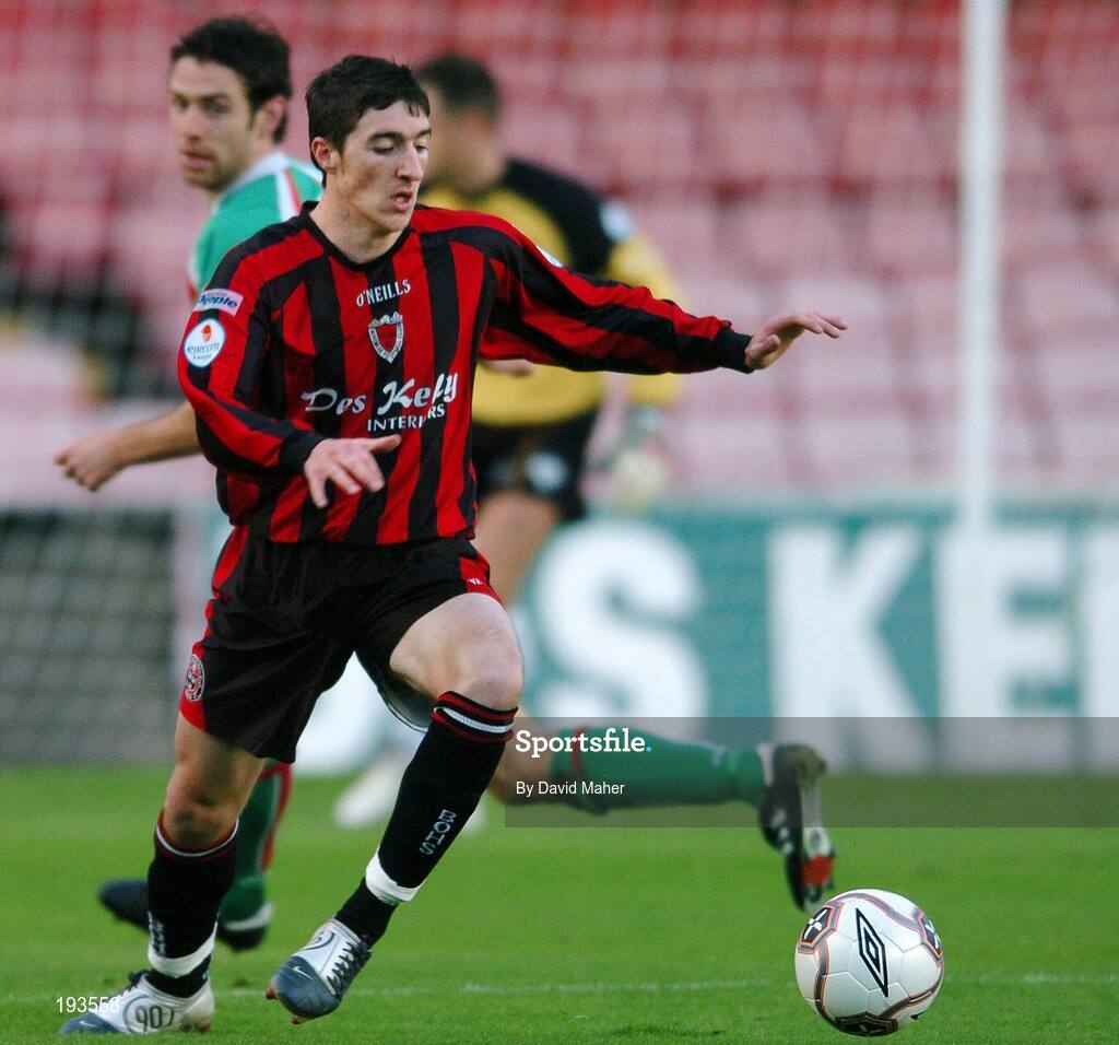 31 October 2005; Stephen Ward, Bohemians. eircom League, Premier Division, Bohemians v Cork City, Dalymount Park, Dublin. Picture credit: David Maher / SPORTSFILE