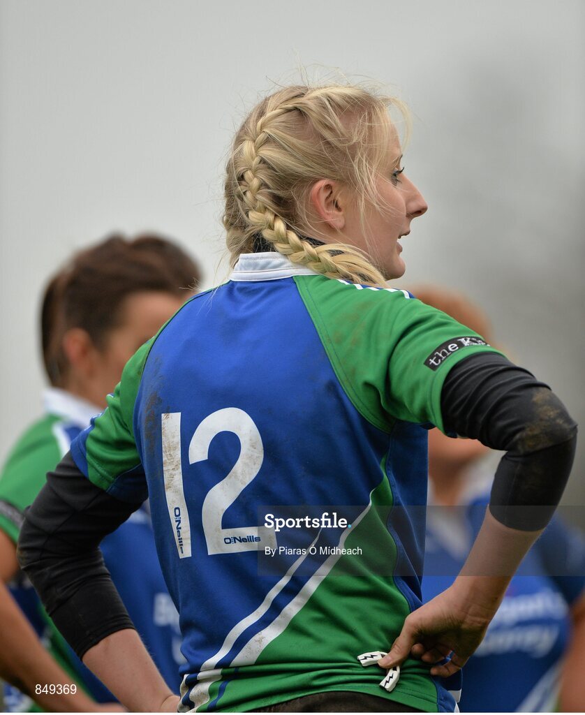 29 March 2014; Orla Power, Gorey. The Paul Flood Cup Final, Clondalkin v Gorey, NUIM Barhnall RFC, Leixlip, Co. Kildare. Picture credit: Piaras Ó Mídheach / SPORTSFILE