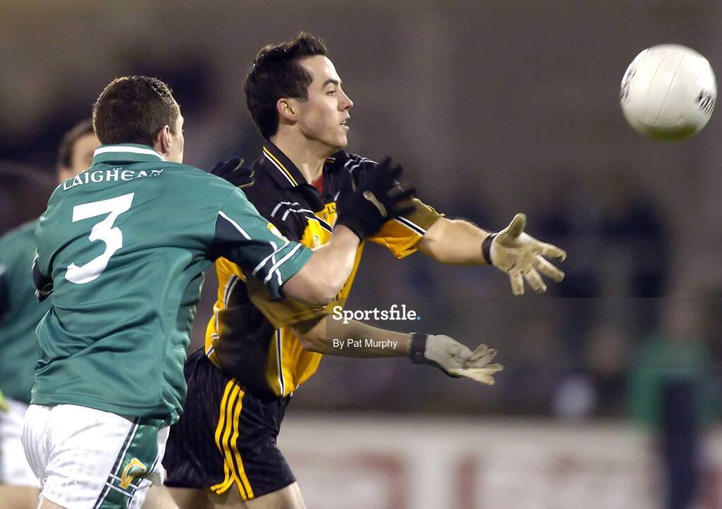 12 November 2005; Aaron Kernan, Ulster, in action against Barry Cahill, Leinster. M Donnelly Interprovincial Football Championship Final, Leinster v Ulster, Parnell Park, Dublin. Picture credit: Pat Murphy / SPORTSFILE