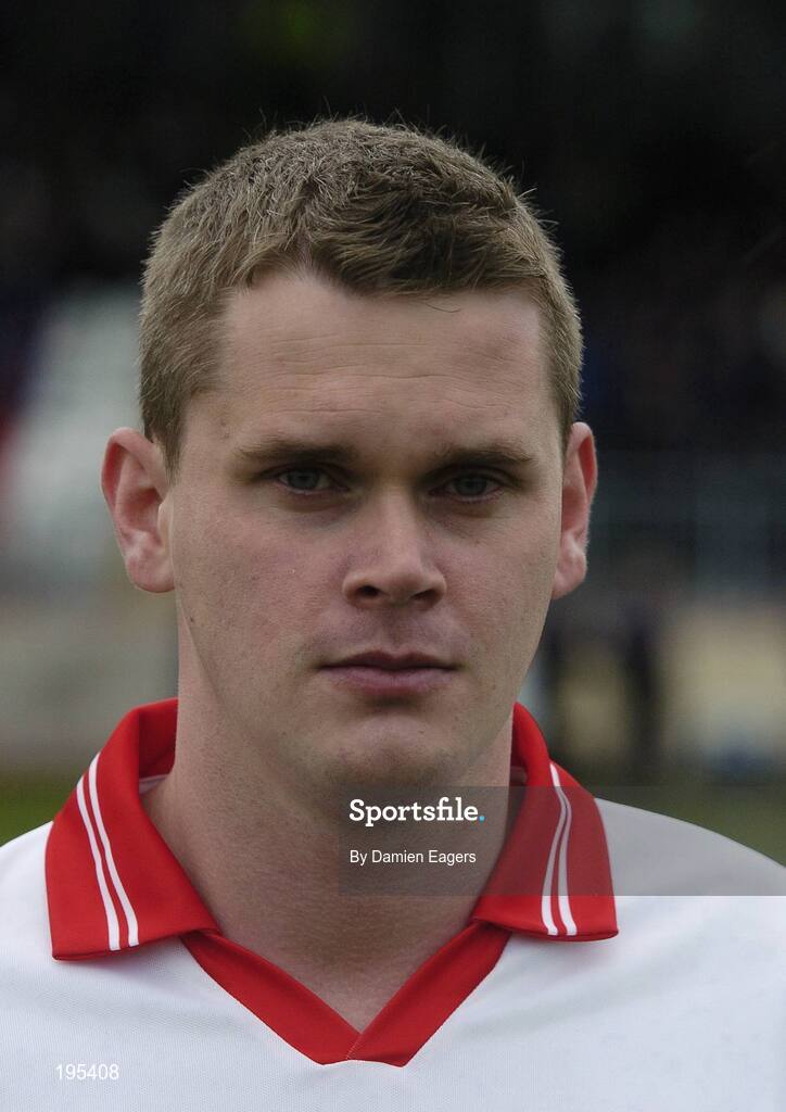 27 November 2005; Gavin Diamond, Bellaghy captain. Ulster Club Senior Football Championship Final, Bellaghy v St. Galls, Healy Park, Omagh, Co. Tyrone. Picture credit: Damien Eagers / SPORTSFILE