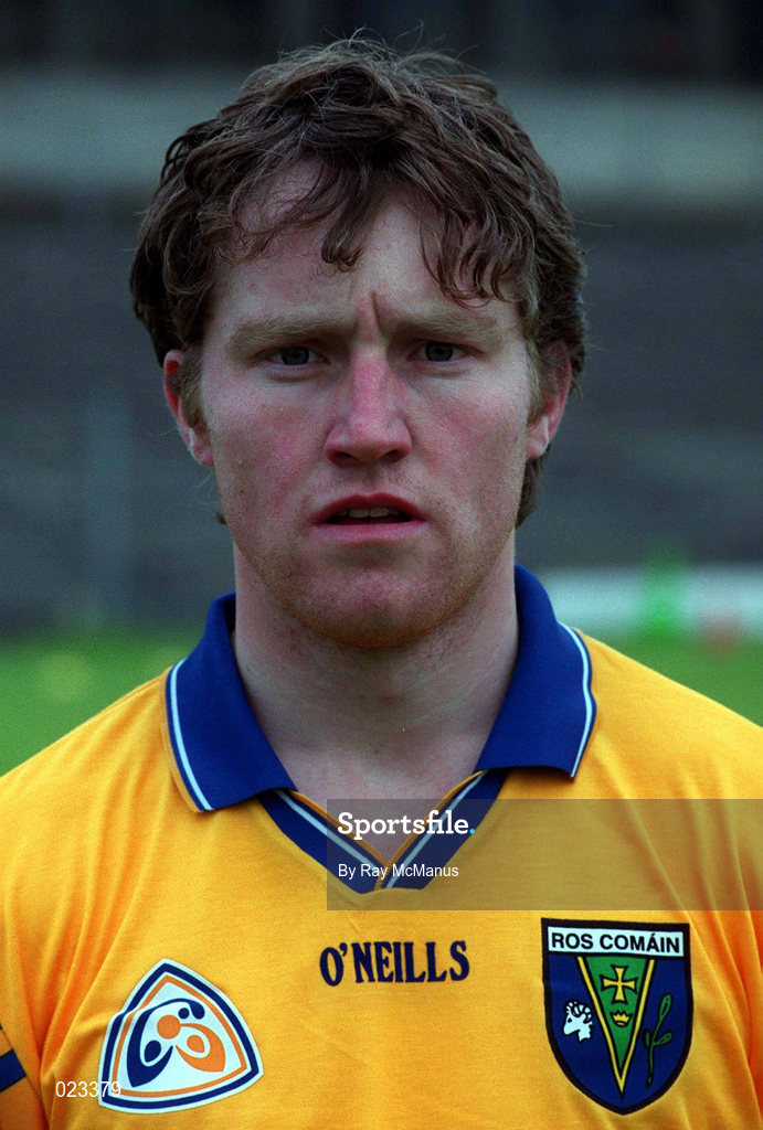 27 May 1999; Alan Nolan during a Roscommon Football squad portraits session at Dr Hyde Park in Roscommon. Photo by Ray McManus/Sportsfile