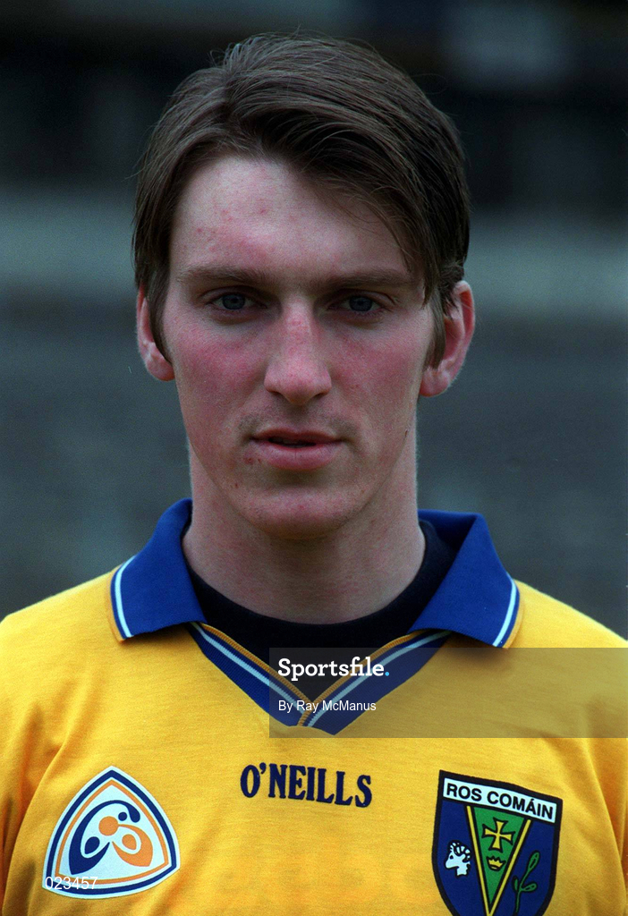 27 May 1999; Conor Connelly during a Roscommon Football squad portraits session at Dr Hyde Park in Roscommon. Photo by Ray McManus/Sportsfile