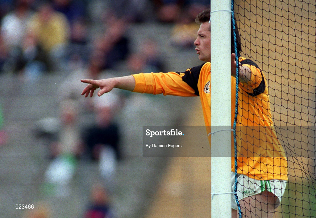 30 May 1999; Fermanagh goalkeeper Cormac McAdam during the Bank of Ireland Ulster Senior Football Championship Preliminary Round match between Monaghan and Fermanagh at St Tiernach's Park in Clones, Monaghan. Photo by Damien Eagers/Sportsfile