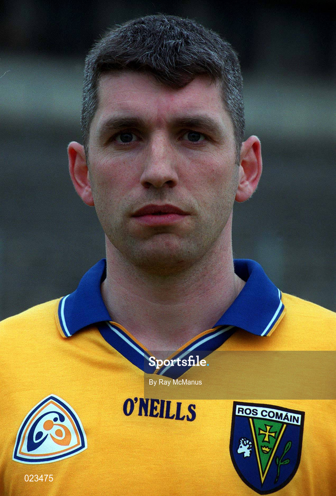 27 May 1999; Damien Donnellan during a Roscommon Football squad portraits session at Dr Hyde Park in Roscommon. Photo by Ray McManus/Sportsfile