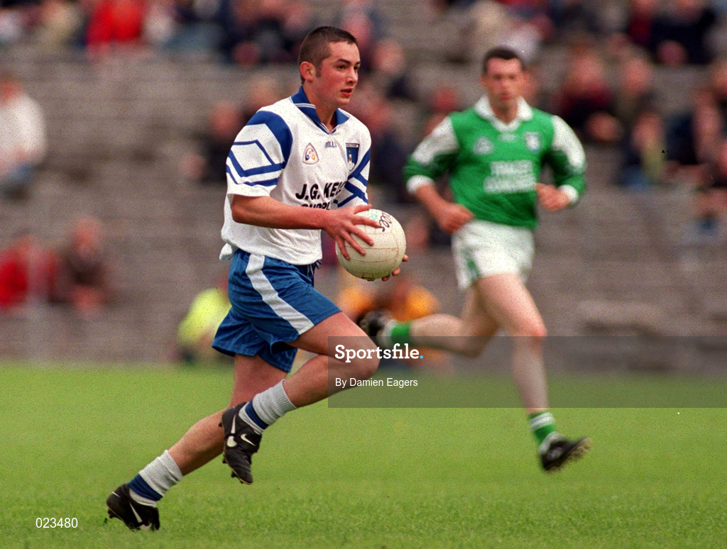 30 May 1999; Damien Freeman of Monaghan during the Bank of Ireland Ulster Senior Football Championship Preliminary Round match between Monaghan and Fermanagh at St Tiernach's Park in Clones, Monaghan. Photo by Damien Eagers/Sportsfile
