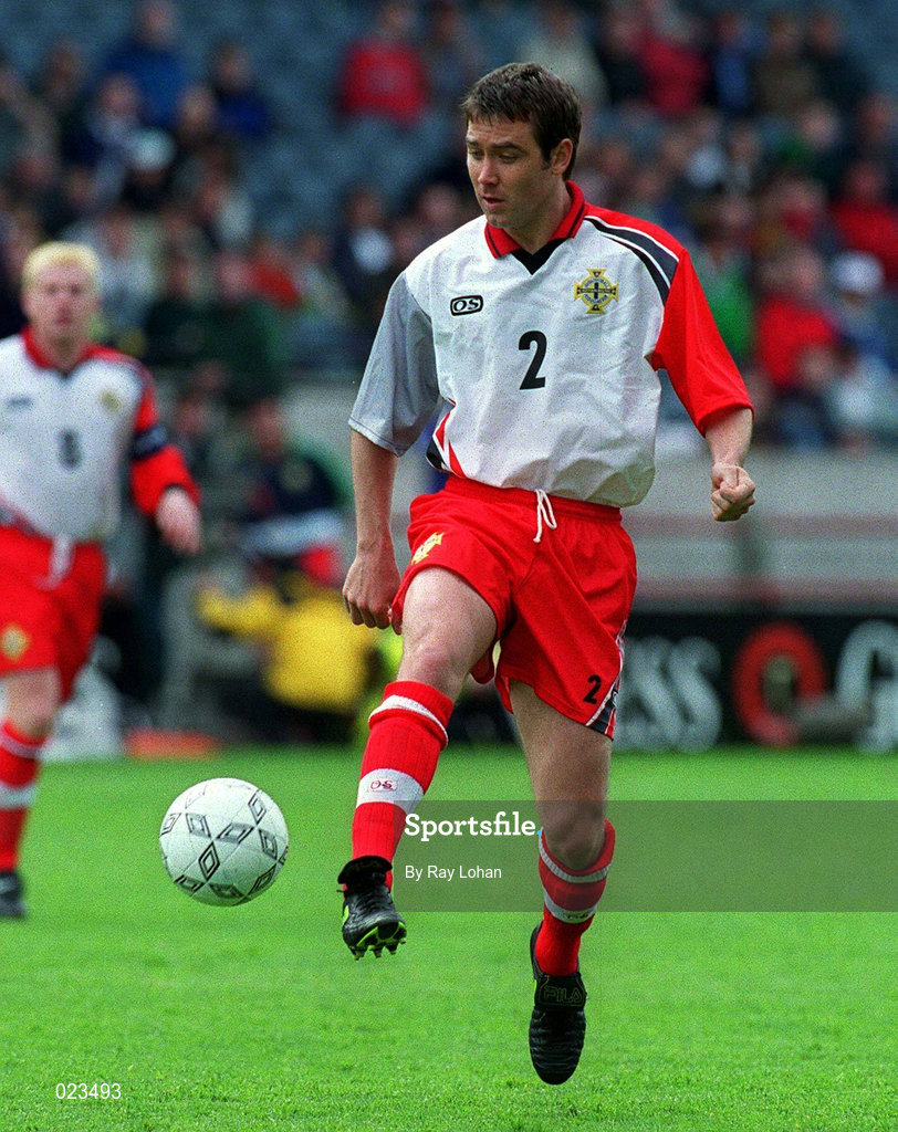 29 May 1999; Darren Patterson of Northern Ireland during the International Friendly match between Republic of Ireland and Northern Ireland at Lansdowne Road in Dublin. Photo by Ray Lohan/Sportsfile