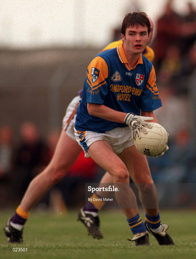 16 May 1999; David Hannify of Longford during the Bank of Ireland Leinster Senior Football Championship Preliminary Round Replay match between Longford and Wexford at Pearse Park in Longford. Photo by David Maher/Sportsfile