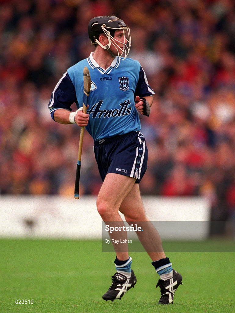 30 May 1999; David Sweeney of Dublin during the Guinness Leinster Senior Hurling Championship Quarter-Final match between Dublin and Wexford at Nowlan Park in Kilkenny. Photo by Ray Lohan/Sportsfile