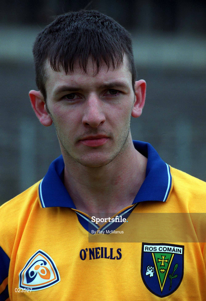 27 May 1999; Denis Gavin during a Roscommon Football squad portraits session at Dr Hyde Park in Roscommon. Photo by Ray McManus/Sportsfile