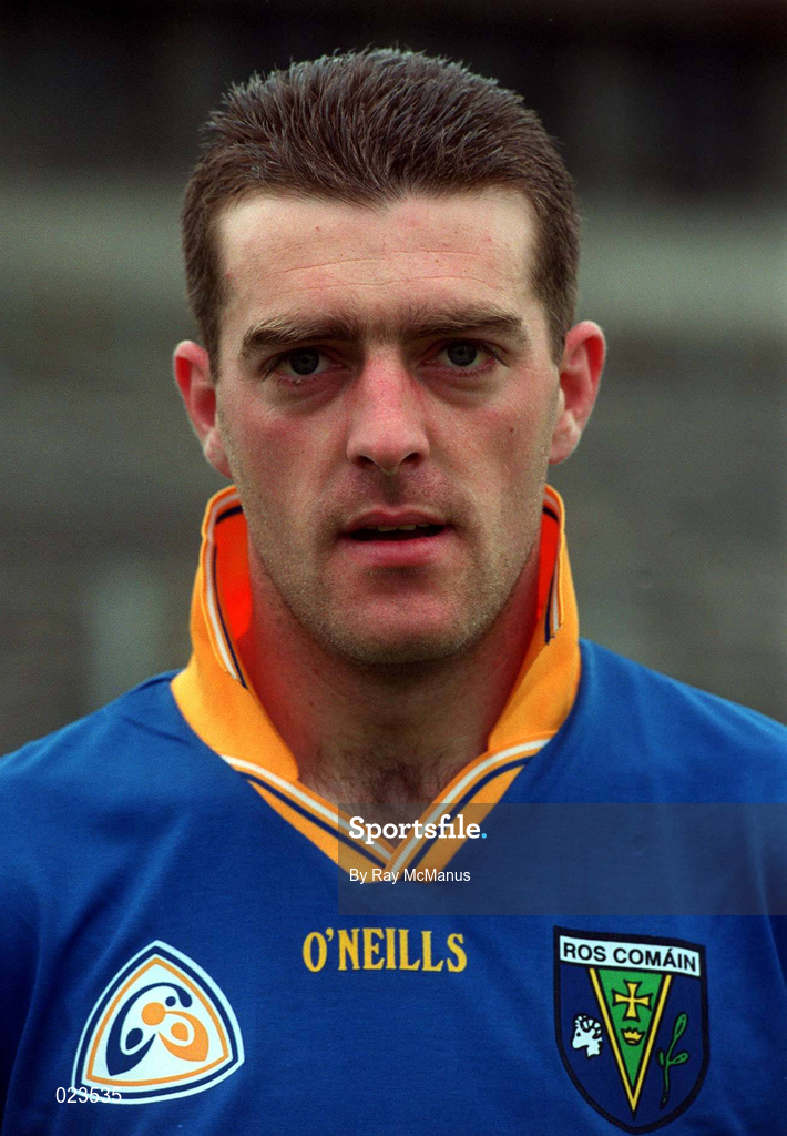 27 May 1999; Derek Thompson during a Roscommon Football squad portraits session at Dr Hyde Park in Roscommon. Photo by Ray McManus/Sportsfile