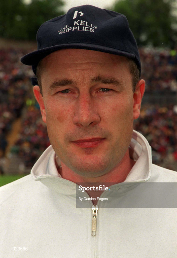 30 May 1999; Monaghan manager Eamon McEneaney before the Bank of Ireland Ulster Senior Football Championship Preliminary Round match between Monaghan and Fermanagh at St Tiernach's Park in Clones, Monaghan. Photo by Damien Eagers/Sportsfile