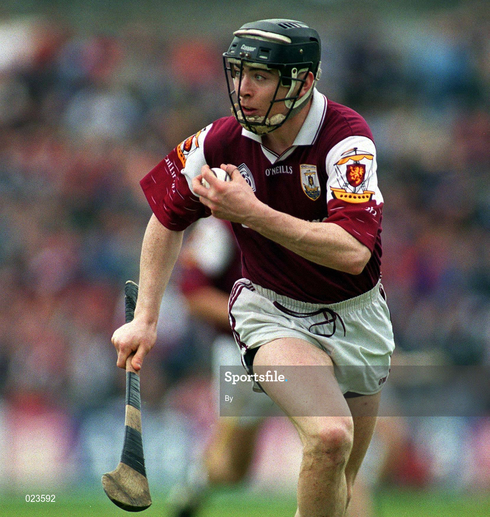16 May 1999; Eugene Cloonan of Galway during the Church & General National Hurling League Division 1 Final match between Galway and Tipperary at Cusack Park in Ennis, Clare. Photo by Ray McManus/Sportsfile