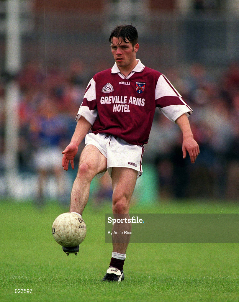 30 May 1999; Fergal Murray of Westmeath during the Bank of Ireland Leinster Senior Football Championship 2nd Preliminary Round match between Westmeath and Longford at Cusack Park in Mullingar, Westmeath. Photo by Aoife Rice/Sportsfile