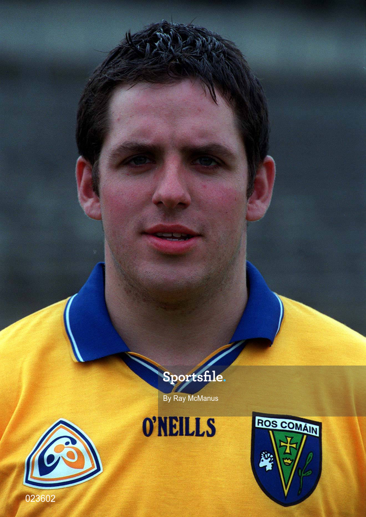 27 May 1999; Francie Grehan during a Roscommon Football squad portraits session at Dr Hyde Park in Roscommon. Photo by Ray McManus/Sportsfile