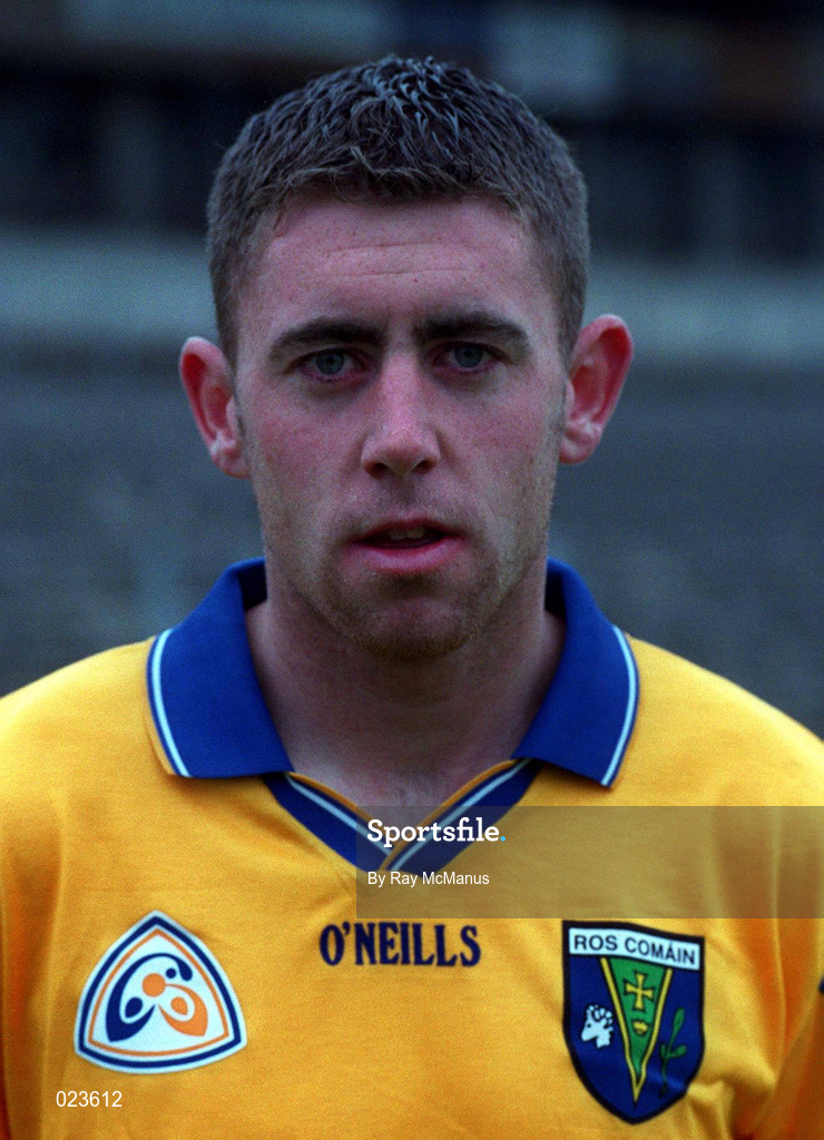 27 May 1999; Frankie Dolan during a Roscommon Football squad portraits session at Dr Hyde Park in Roscommon. Photo by Ray McManus/Sportsfile