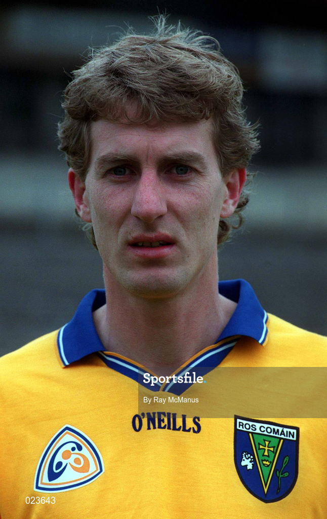 27 May 1999; Gerry Keane during a Roscommon Football squad portraits session at Dr Hyde Park in Roscommon. Photo by Ray McManus/Sportsfile