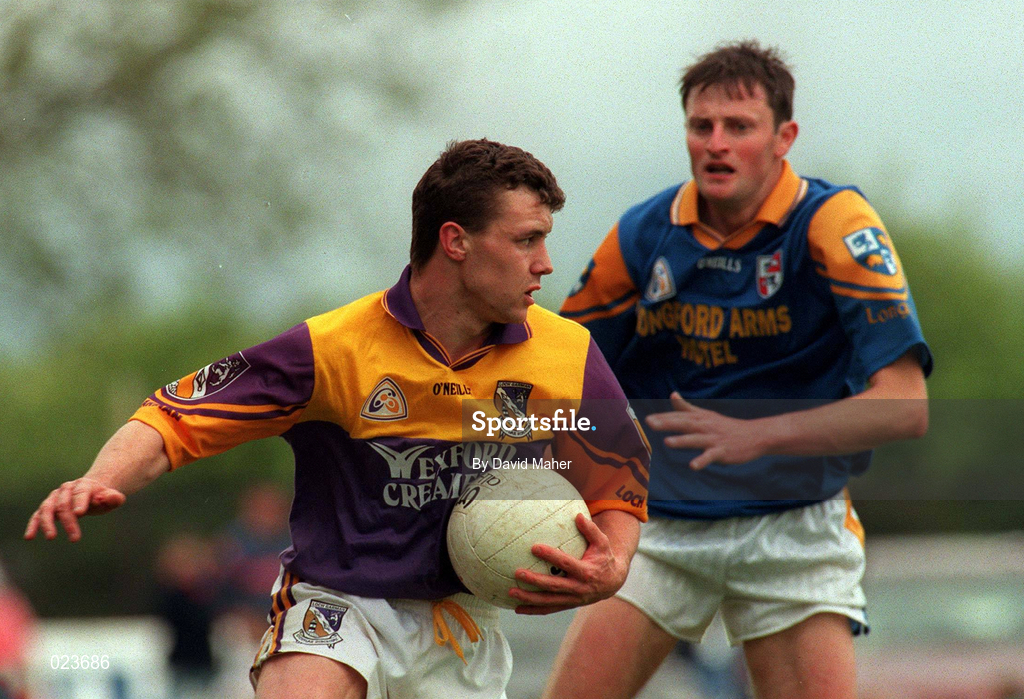 16 May 1999; Jason Lawlor of Wexford during the Bank of Ireland Leinster Senior Football Championship Preliminary Round Replay match between Longford and Wexford at Pearse Park in Longford. Photo by David Maher/Sportsfile