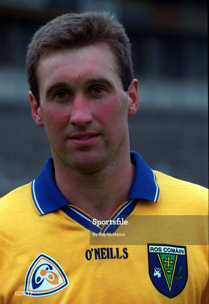 27 May 1999; John Gillooley during a Roscommon Football squad portraits session at Dr Hyde Park in Roscommon. Photo by Ray McManus/Sportsfile