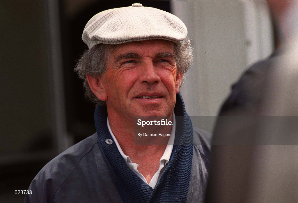29 May 1999; Commentator Johnny Giles before the International Friendly match between Republic of Ireland and Northern Ireland at Lansdowne Road in Dublin. Photo by Damien Eagers/Sportsfile