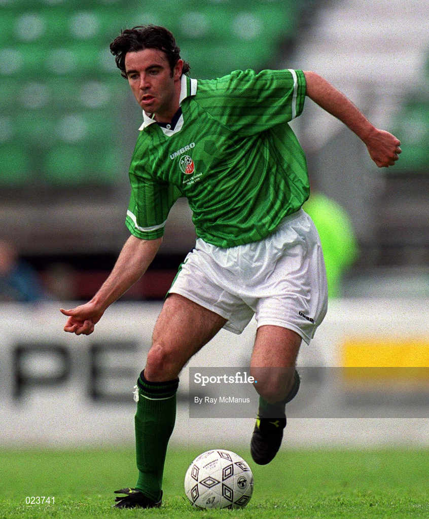 29 May 1999; Keith O' Neill of Republic of Ireland during the International Friendly match between Republic of Ireland and Northern Ireland at Lansdowne Road in Dublin. Photo by Ray McManus/Sportsfile