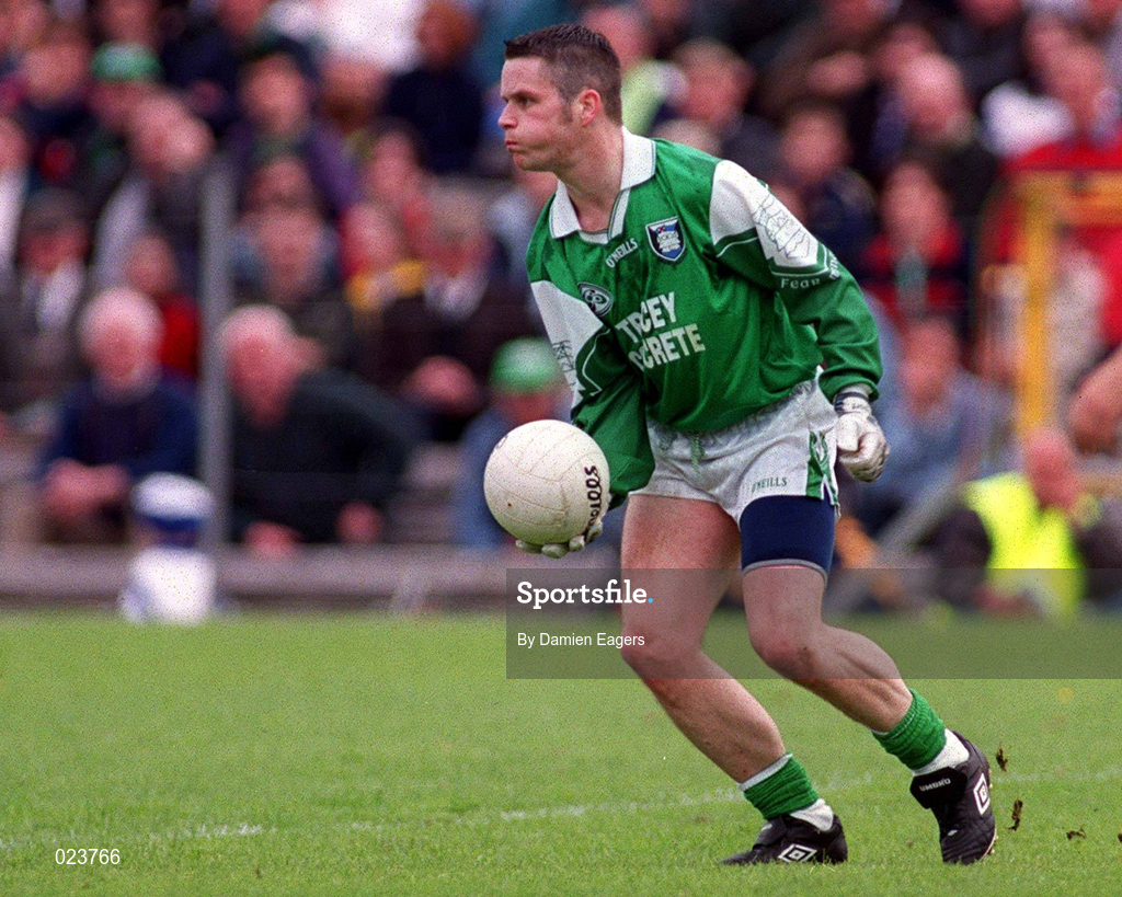 30 May 1999; Kieran Gallagher of Fermanagh during the Bank of Ireland Ulster Senior Football Championship Preliminary Round match between Monaghan and Fermanagh at St Tiernach's Park in Clones, Monaghan. Photo by Damien Eagers/Sportsfile