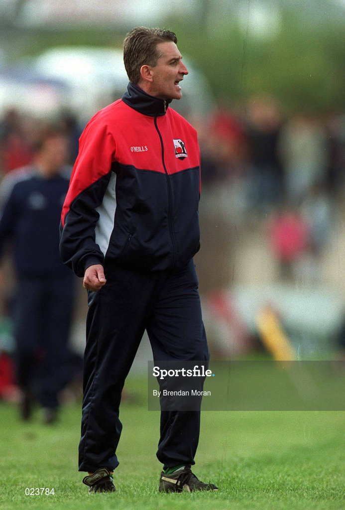 29 May 1999; New York Manager Leslie McGettigan during the Bank of Ireland Connacht Senior Football Championship Quarter-Final match between Mayo and New York at MacHale Park in Castlebar, Mayo. Photo by Brendan Moran/Sportsfile