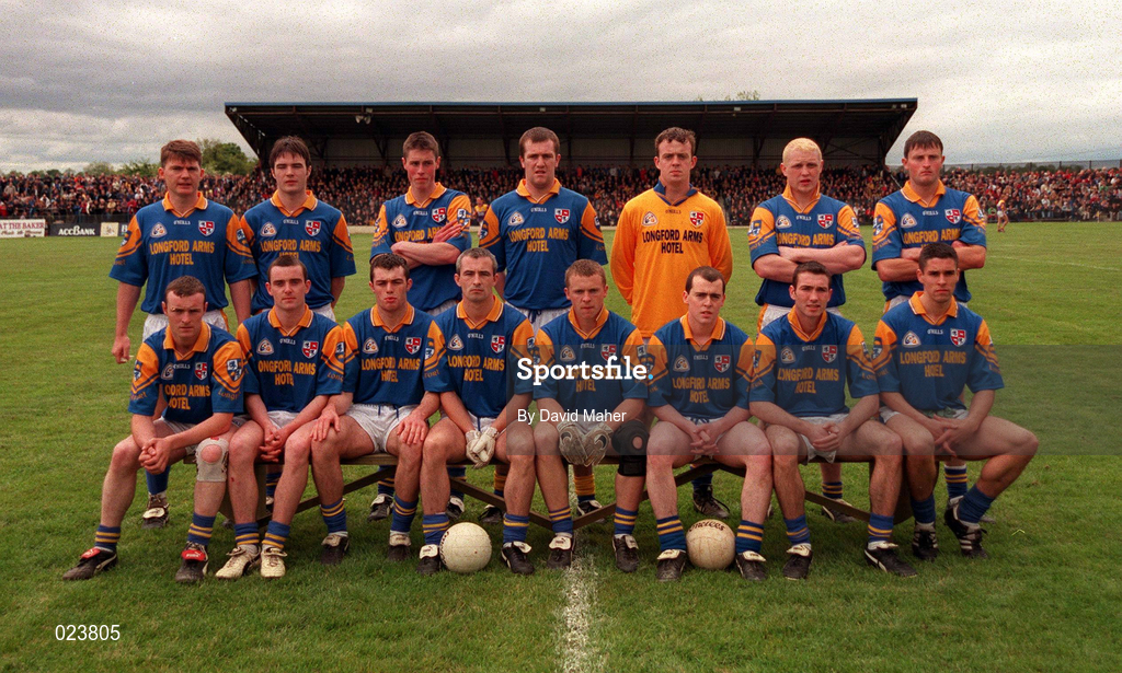 16 May 1999; The Longford team before the Bank of Ireland Leinster Senior Football Championship Preliminary Round Replay match between Longford and Wexford at Pearse Park in Longford. Photo by David Maher/Sportsfile