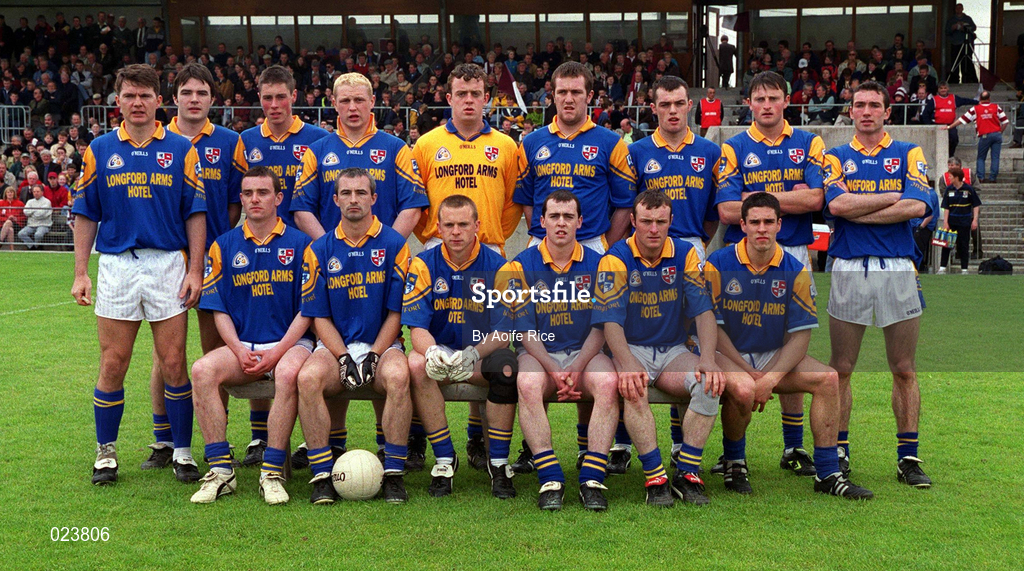 30 May 1999; The Longford team before the Bank of Ireland Leinster Senior Football Championship 2nd Preliminary Round match between Westmeath and Longford at Cusack Park in Mullingar, Westmeath. Photo by Aoife Rice/Sportsfile