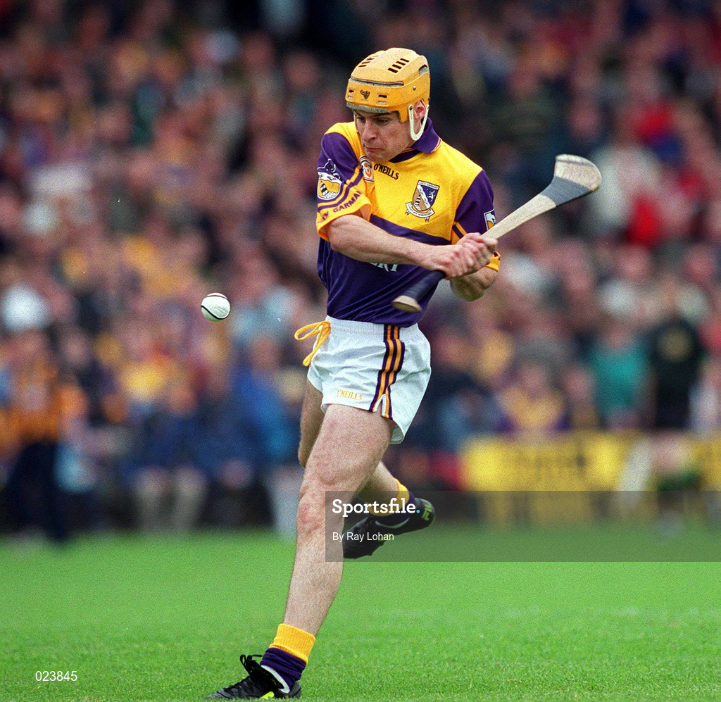 30 May 1999; Michael Jordan of Wexford during the Guinness Leinster Senior Hurling Championship Quarter-Final match between Dublin and Wexford at Nowlan Park in Kilkenny. Photo by Ray Lohan/Sportsfile