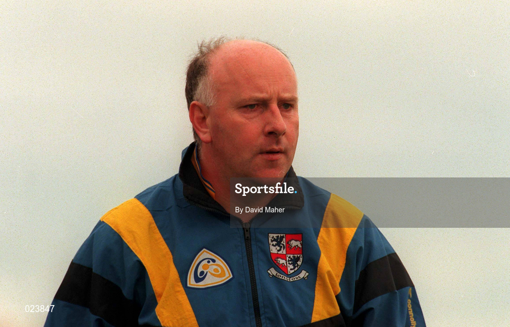 16 May 1999; Longford Manager Michael McCormack during the Bank of Ireland Leinster Senior Football Championship Preliminary Round Replay match between Longford and Wexford at Pearse Park in Longford. Photo by David Maher/Sportsfile