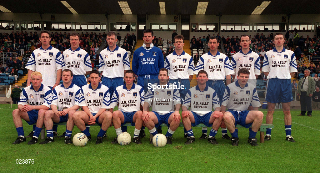 30 May 1999; The Monaghan team before the Bank of Ireland Ulster Senior Football Championship Preliminary Round match between Monaghan and Fermanagh at St Tiernach's Park in Clones, Monaghan. Photo by Damien Eagers/Sportsfile